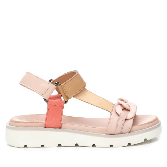 Carmela 16156205 sandale cuir marron chaîne