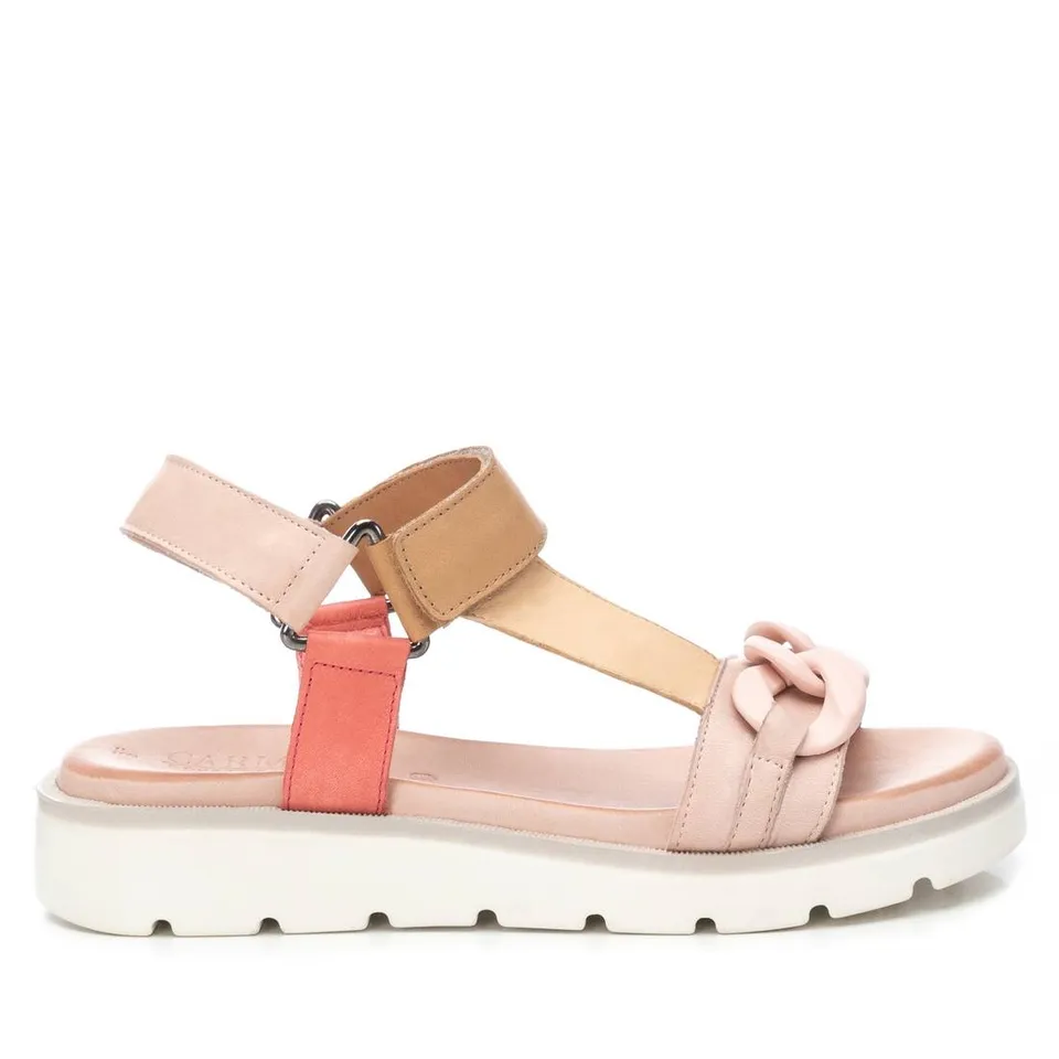 Carmela 16156205 sandale cuir marron chaîne