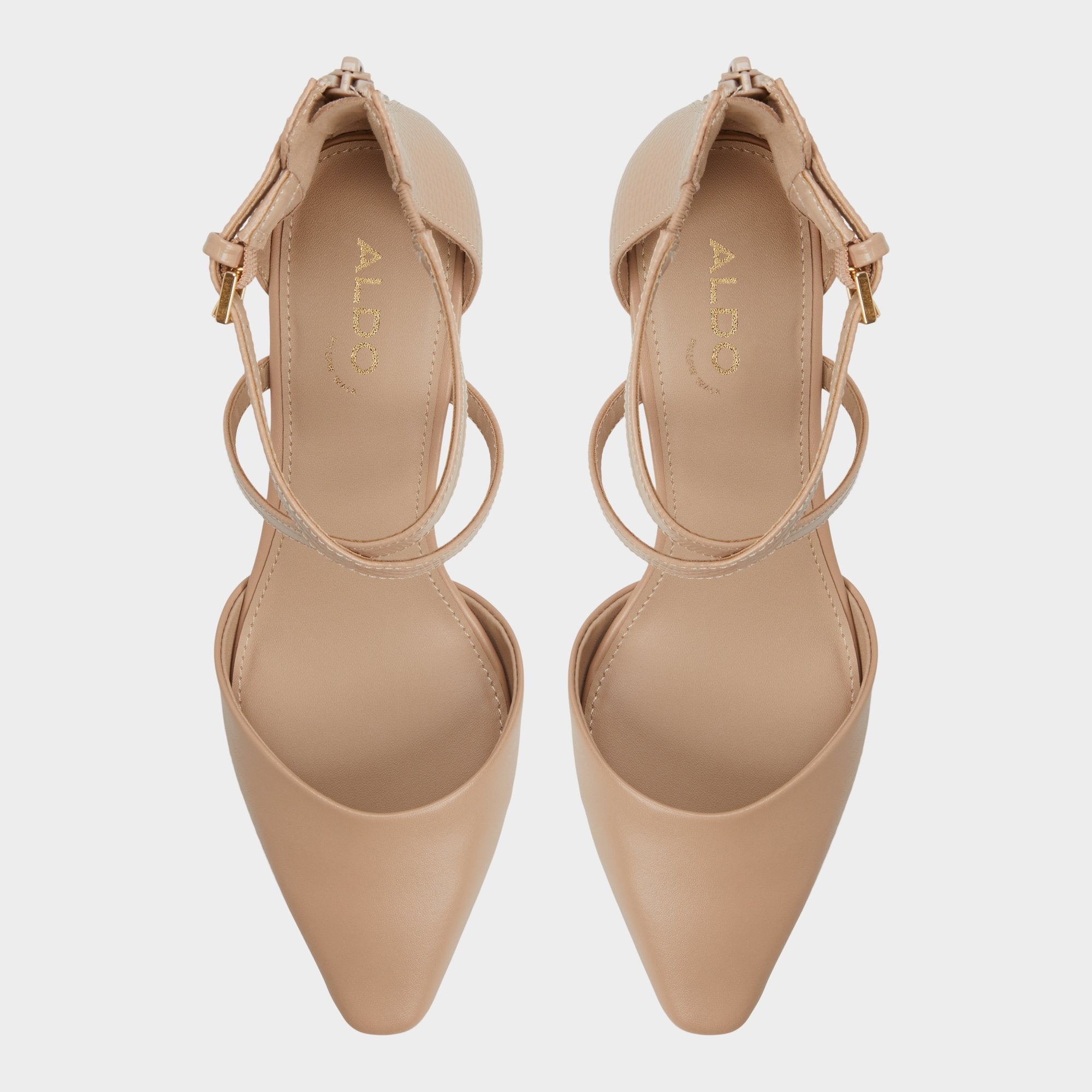 ALDO Grarwen escarpins talon bloc beige
