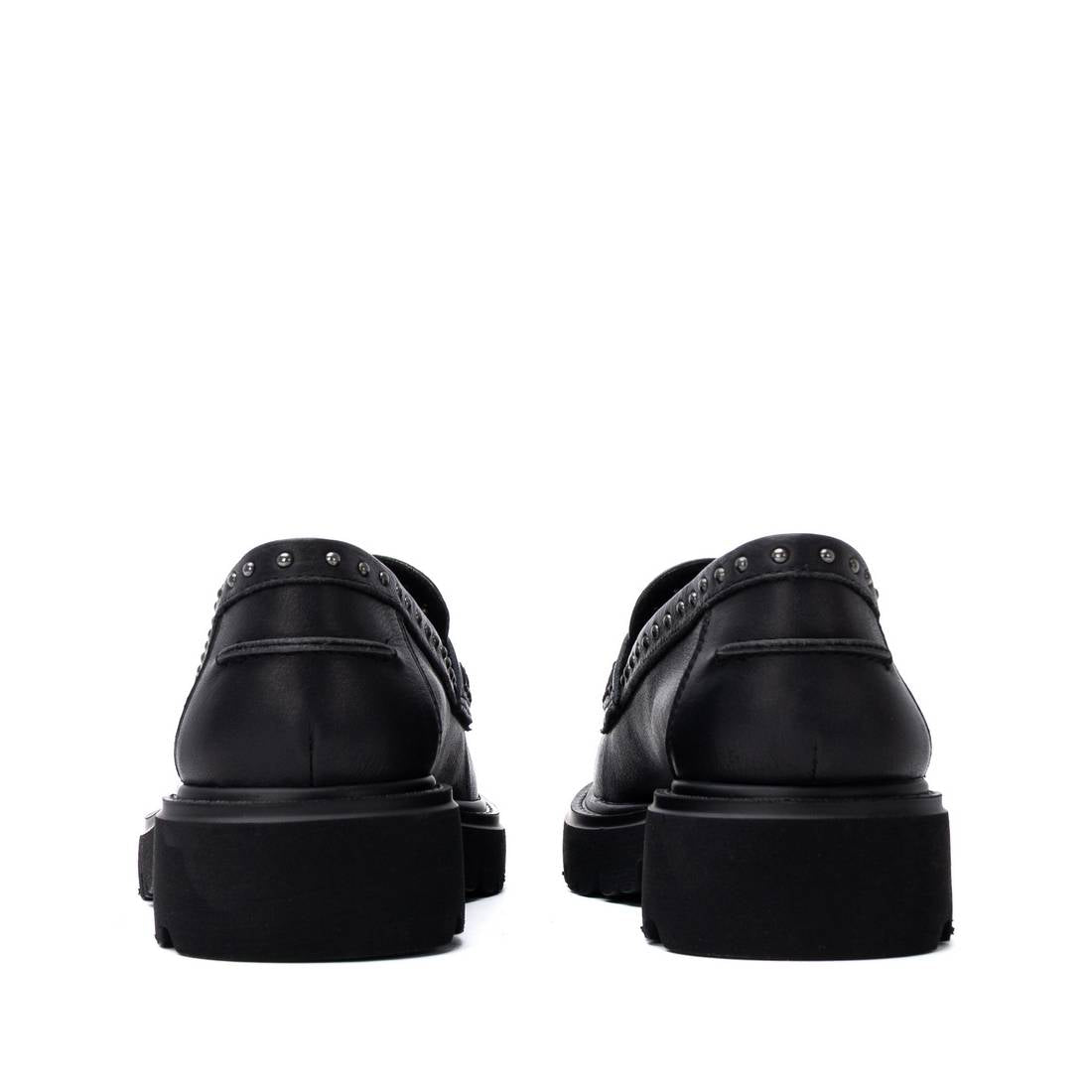Carmela 16427101 mocassin noir cuir semelle gomme