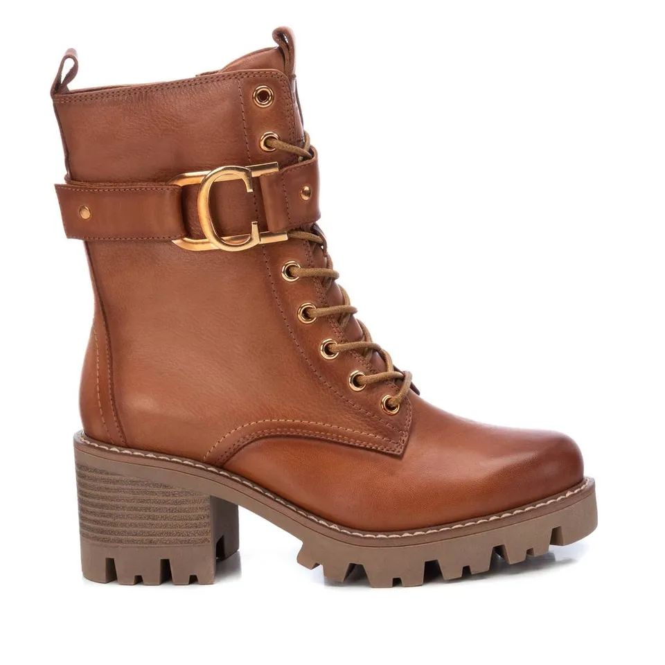 Carmela 16107501 boots cuir marron talon 7 cm