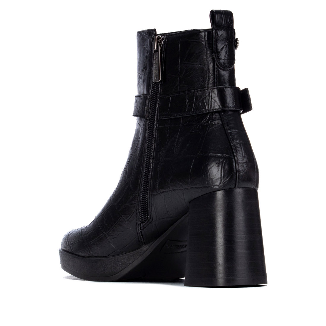 Carmela 16430501 bottines noir talon moyen