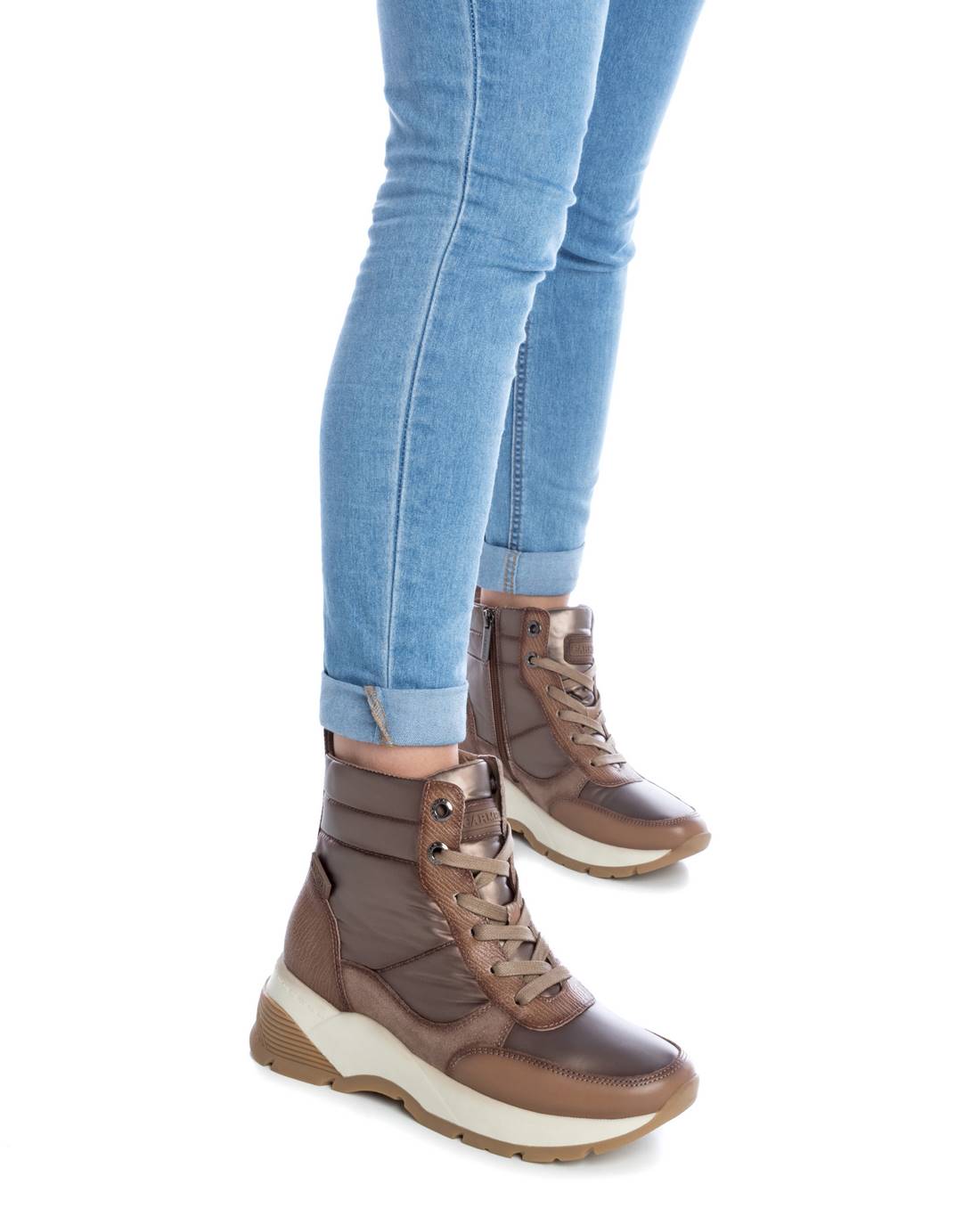 Carmela 16092703 baskets montantes cuir zip