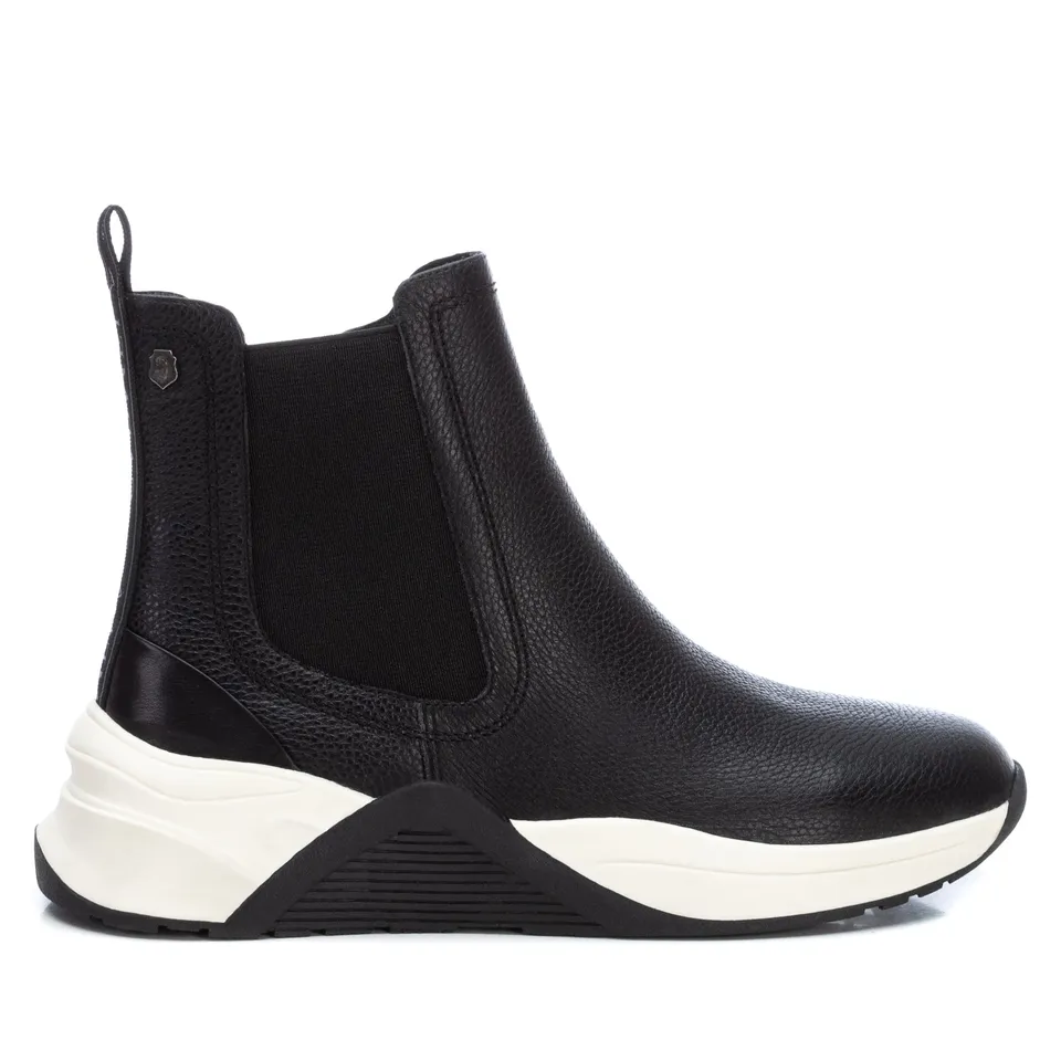 Carmela 16014101 boots chelsea cuir noir zip
