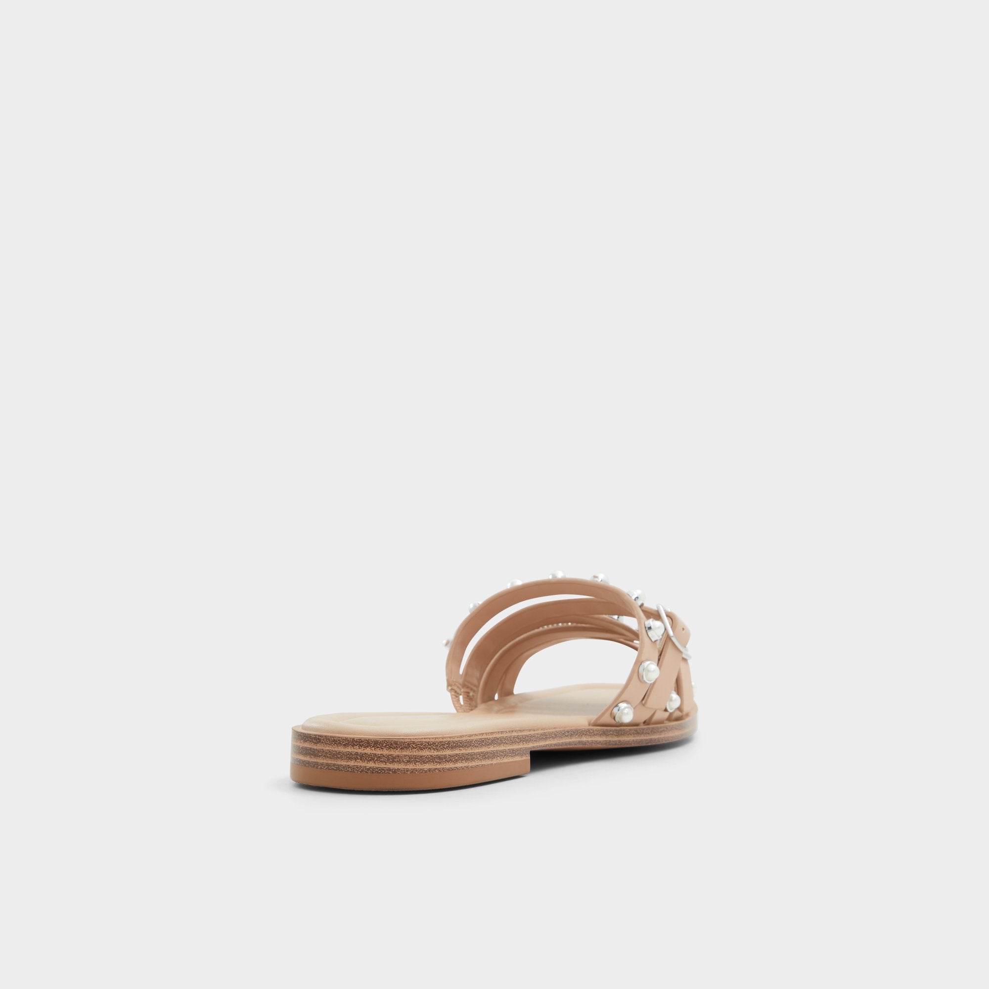 ALDO Pearlyne mules beiges à perles boucle