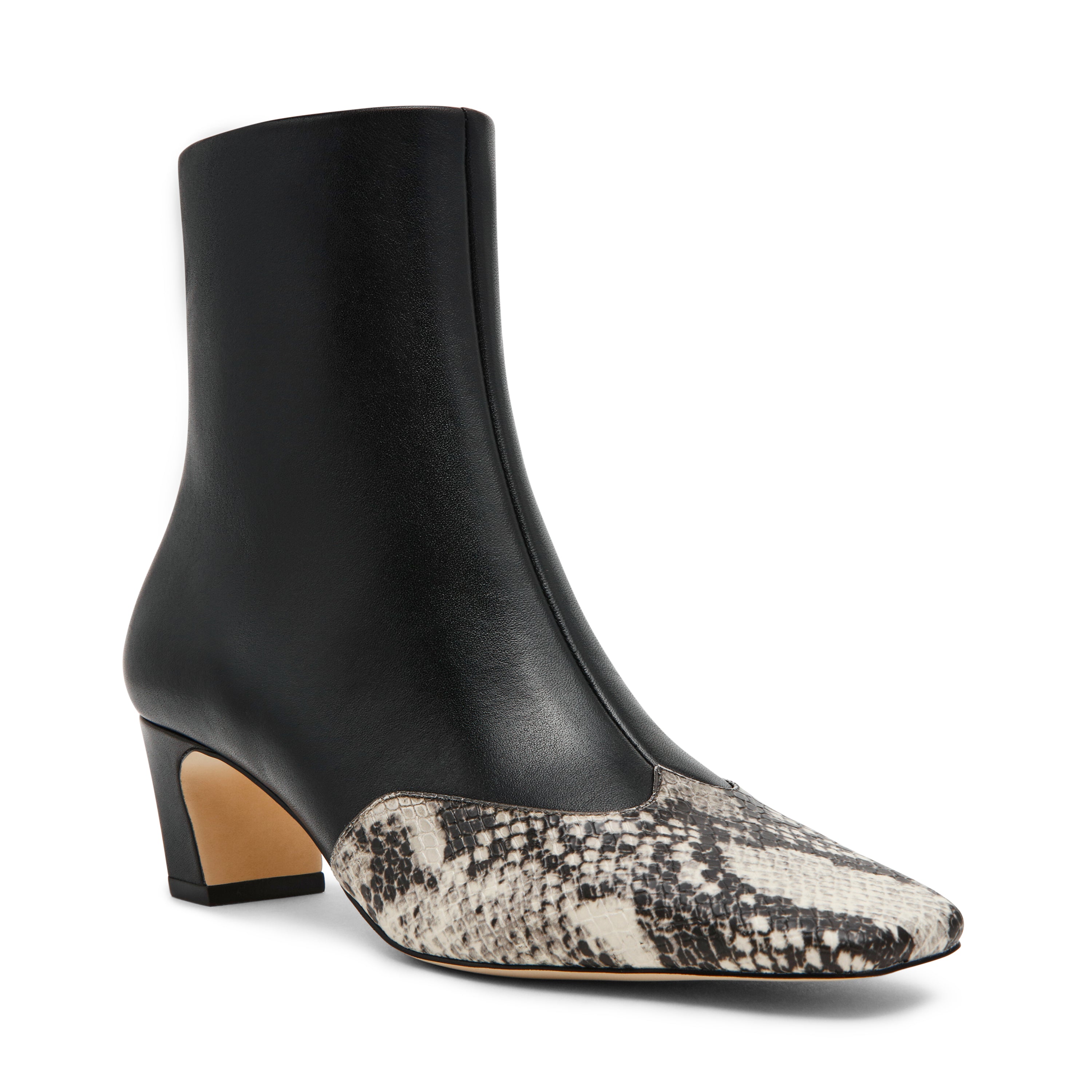 Steve Madden Jamason bottines femme serpent noir 6 cm