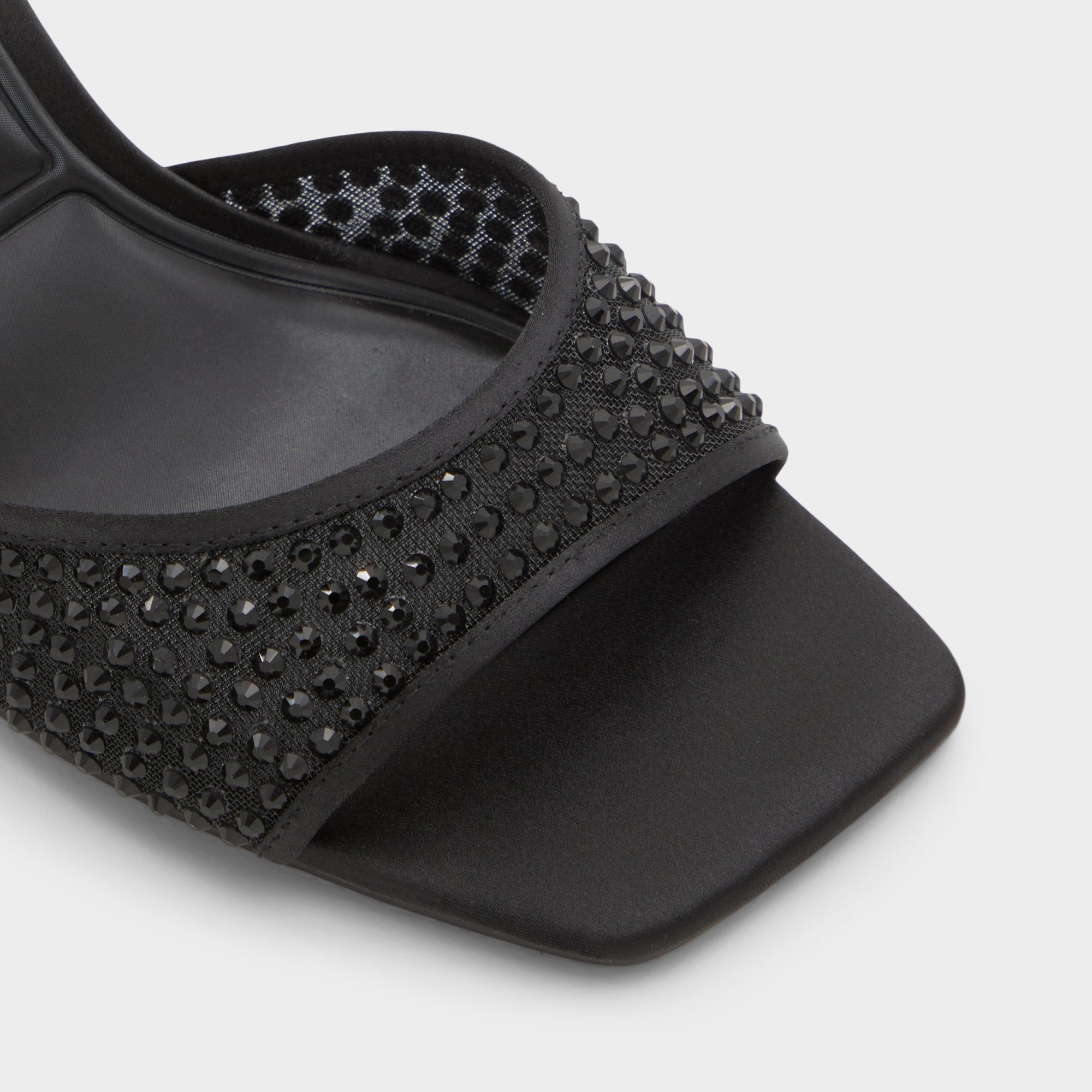 ALDO Agatha mules talon noir strass