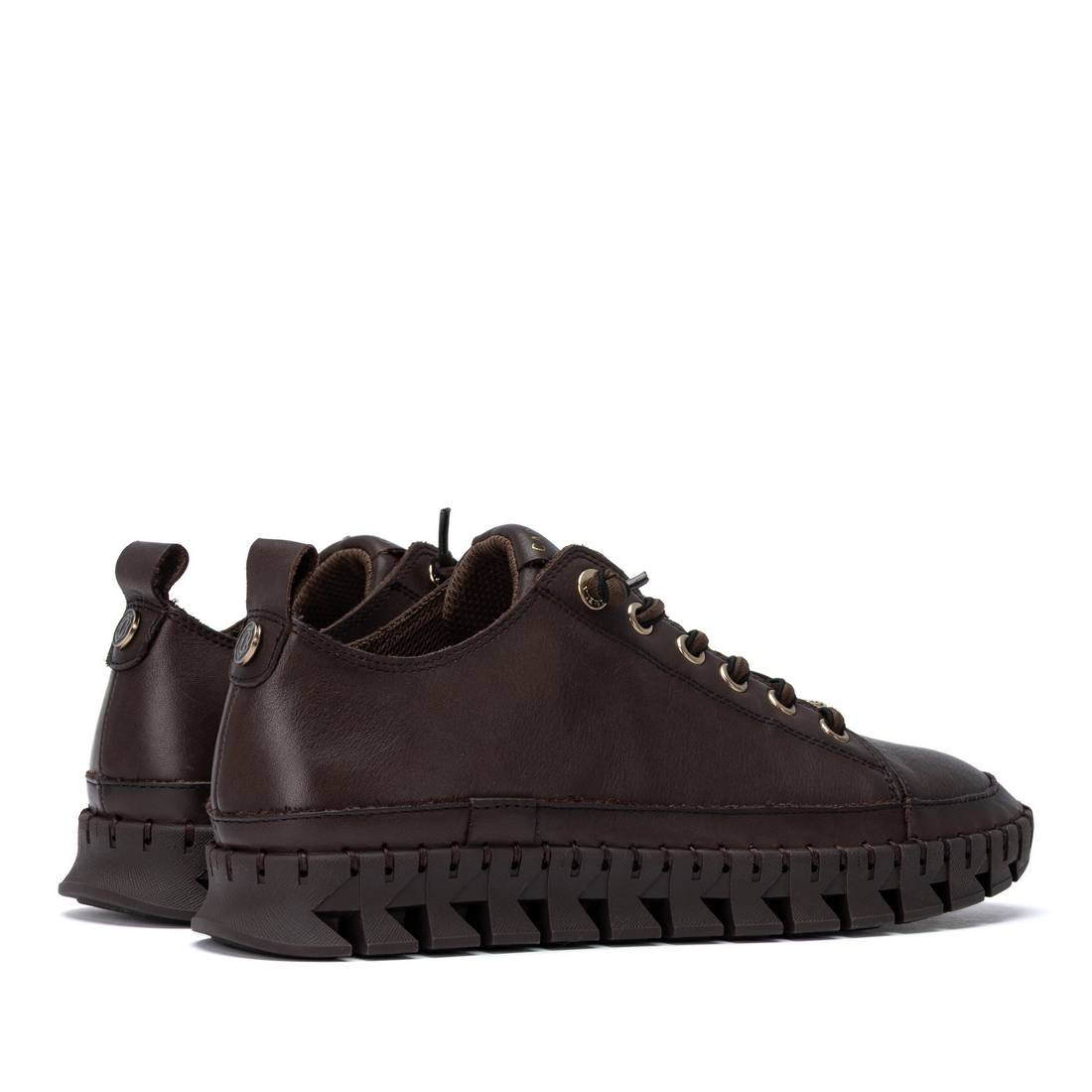 Carmela 16253106 baskets montantes marron cuir