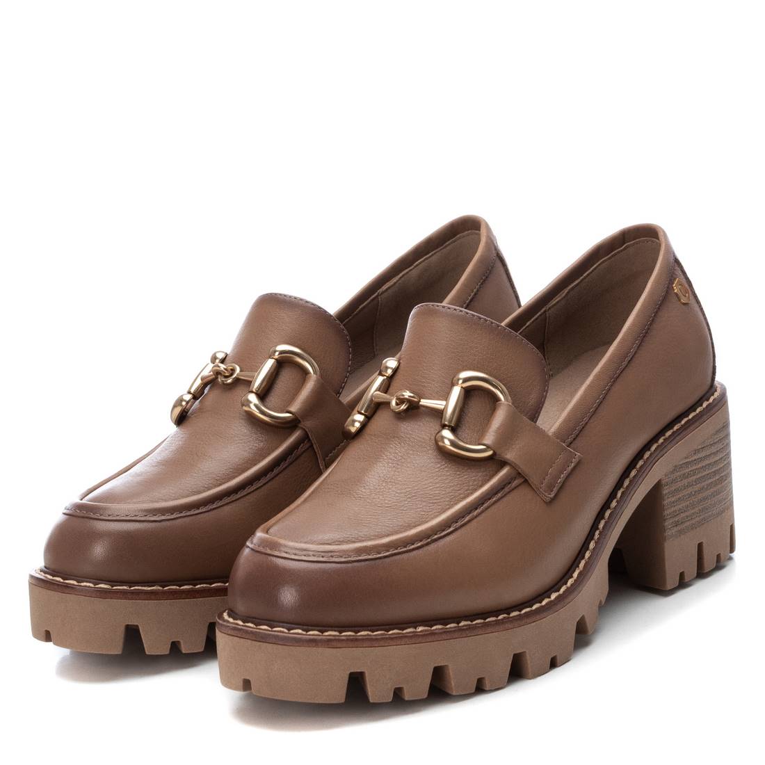 Carmela 16112902 mocassin femme cuir marron 6 cm