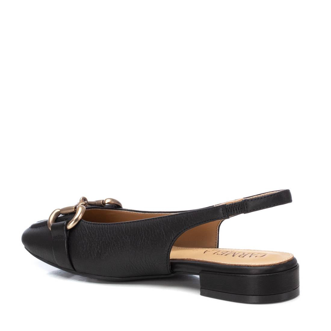 Carmela 16150005 ballerines femme noir cuir plat
