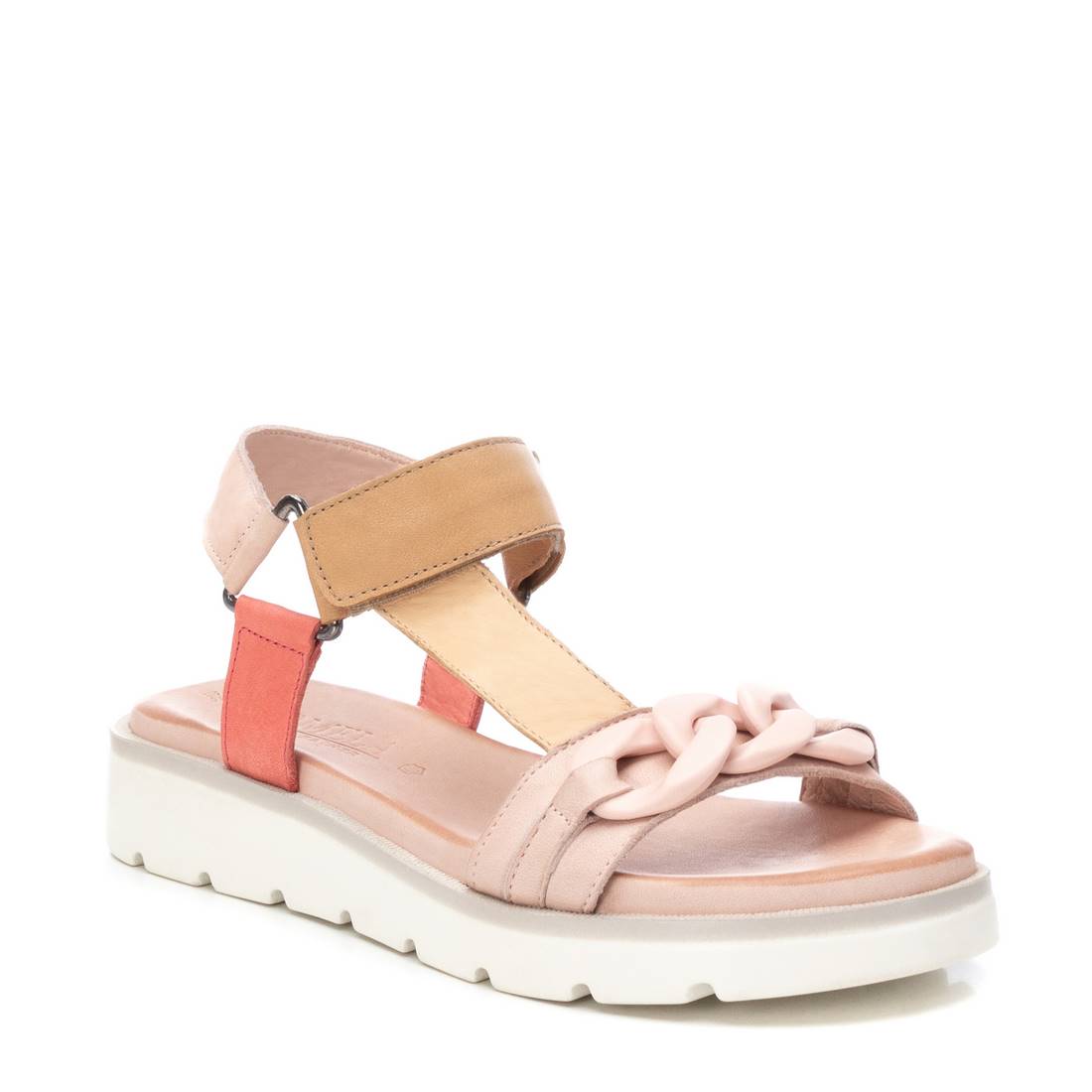 Carmela 16156205 sandale cuir marron chaîne