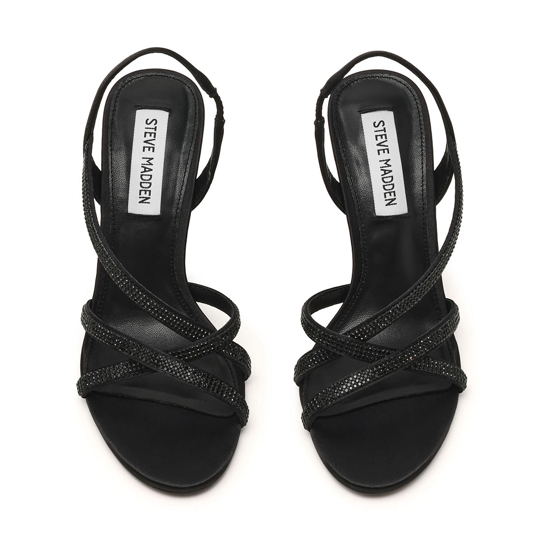 Steve Madden Nexus sandales satin noir
