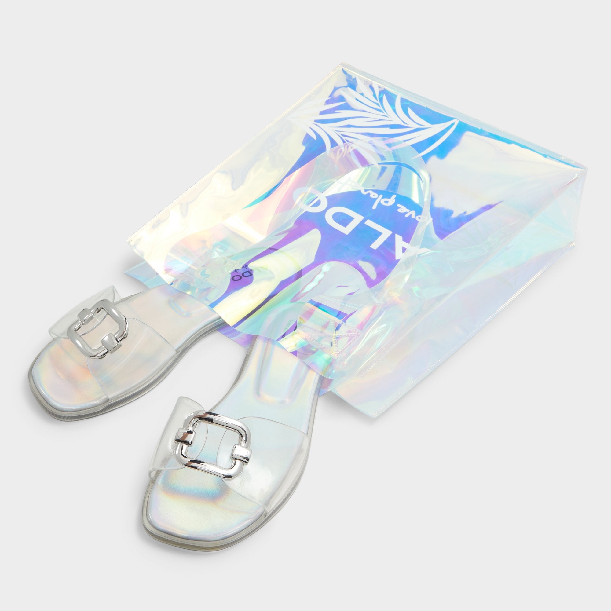 Aldo Jellyicious claquettes jelly imperméables tote