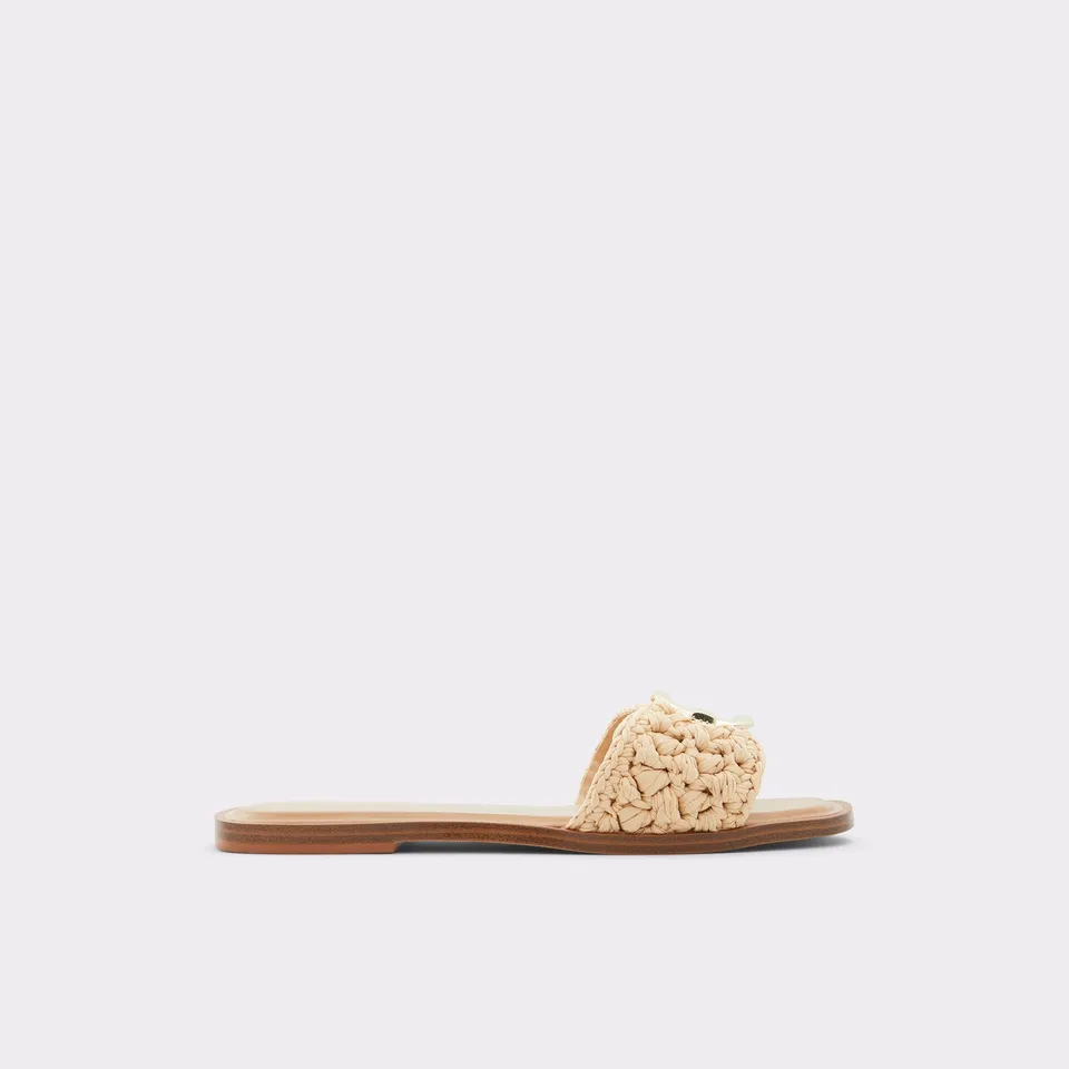 ALDO Glaeswen mules plates beige bout carré
