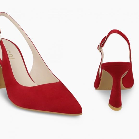 Lodi Risedis escarpins rouges cuir fabriqué Espagne