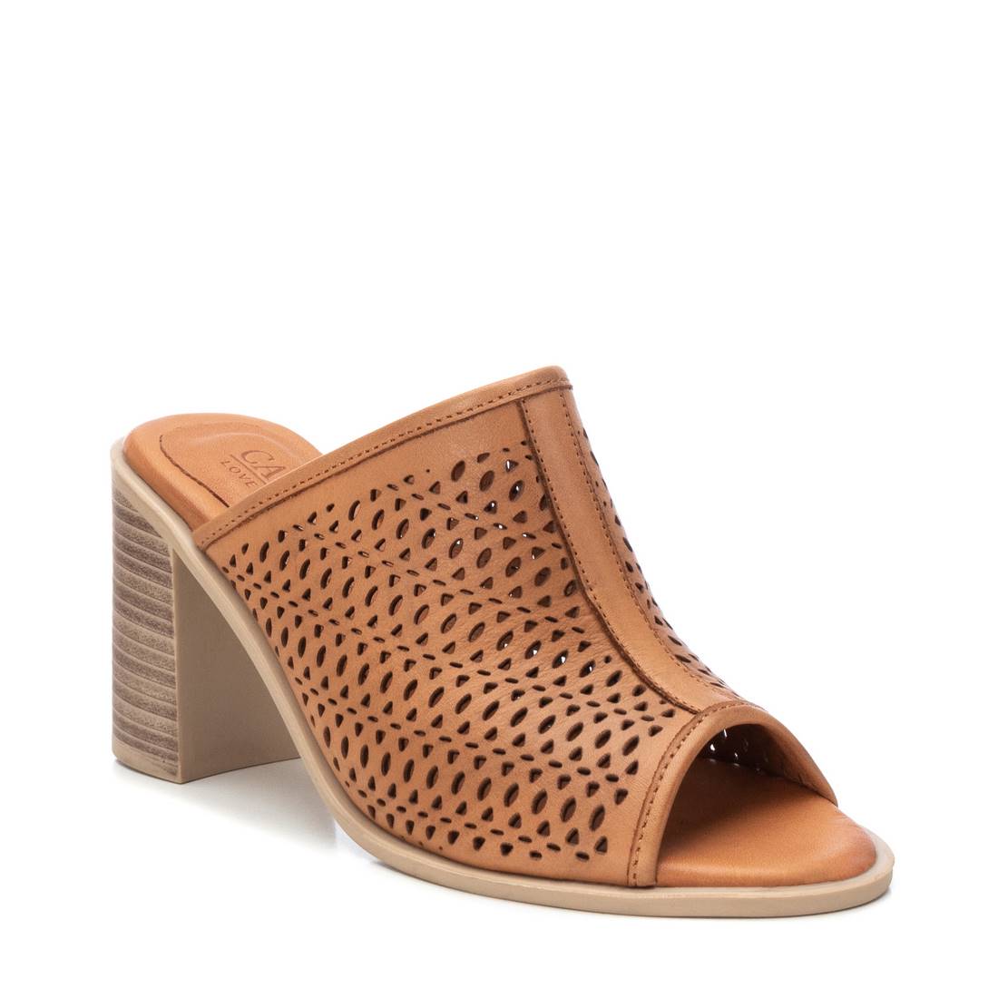 Carmela 16134701 sandales cuir marron talon 8 cm