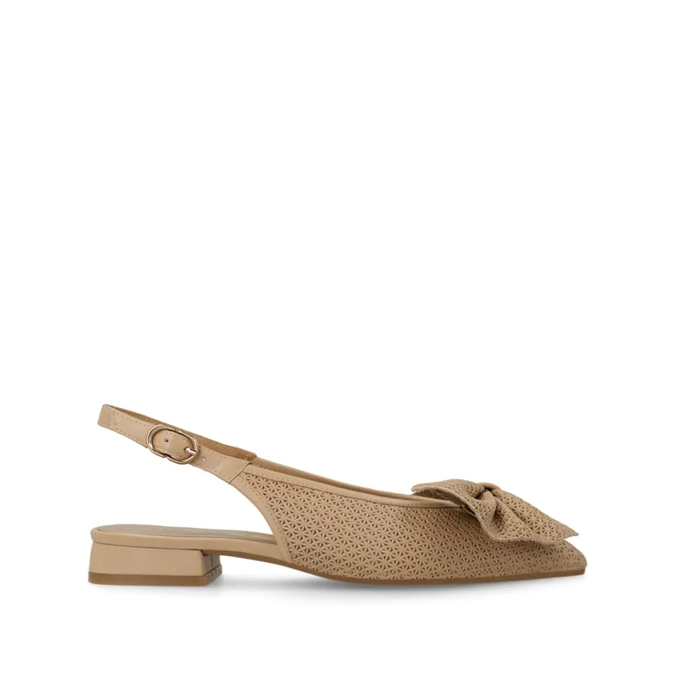 LODI BRO5258 ballerines beiges cuir véritable
