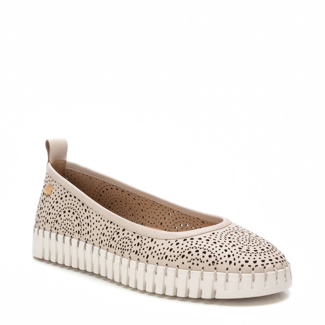 Carmela 16230201 ballerines cuir beige ajourées