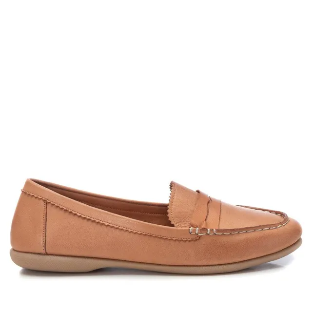 Carmela 16061104 mocassin plat marron cuir