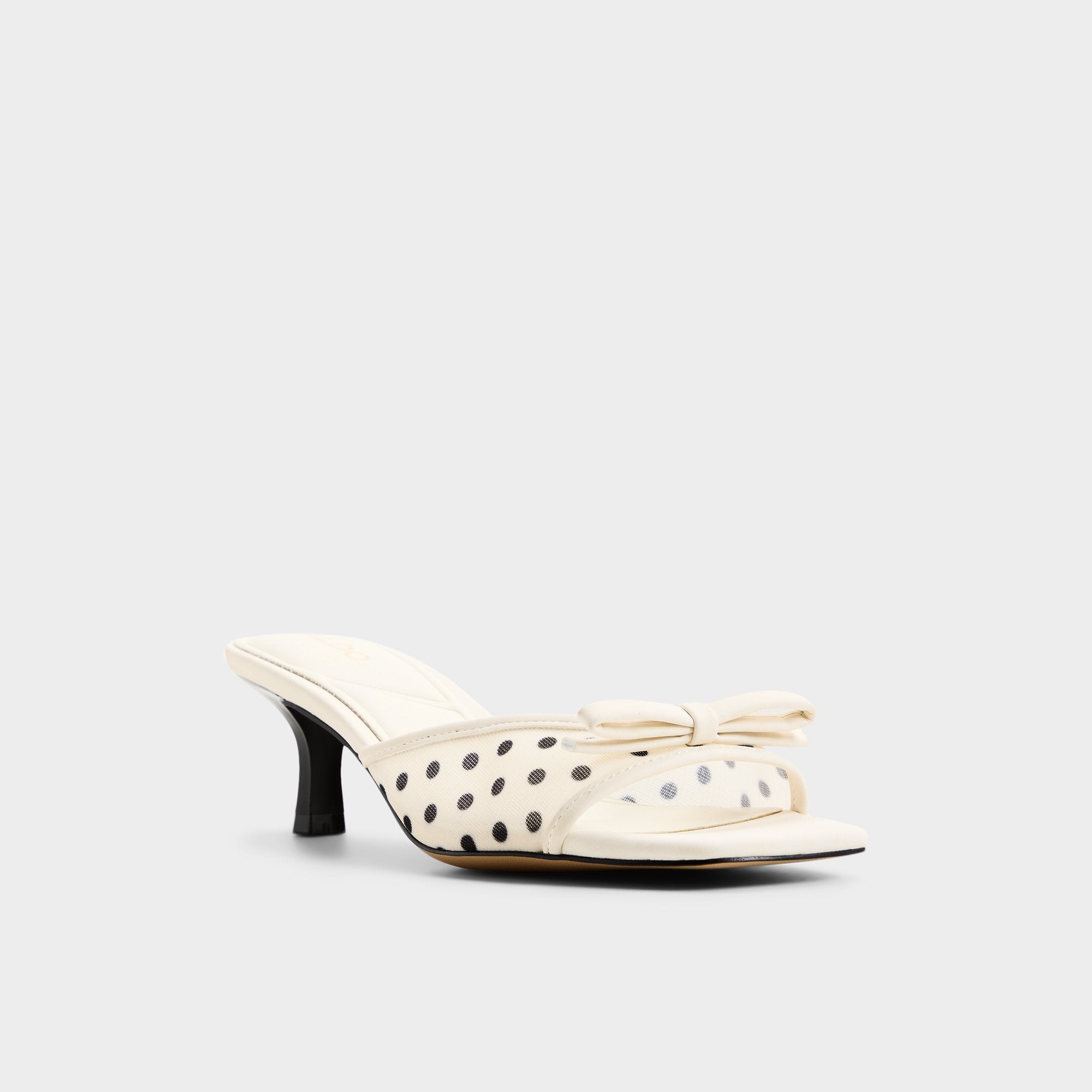 Aldo Begoniaa mule femme blanche à pois
