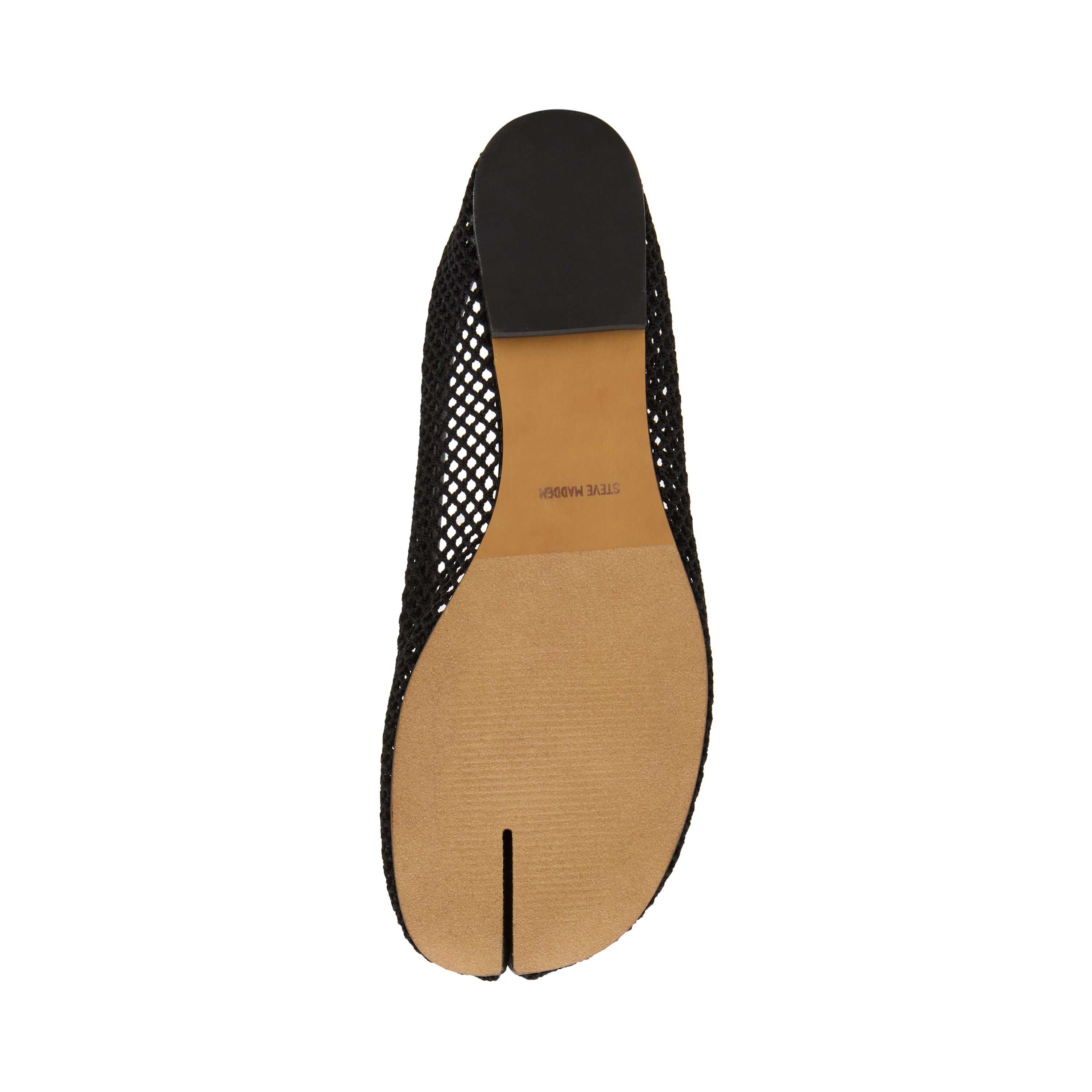 Steve Madden Calico-Mesh ballerine plate noir