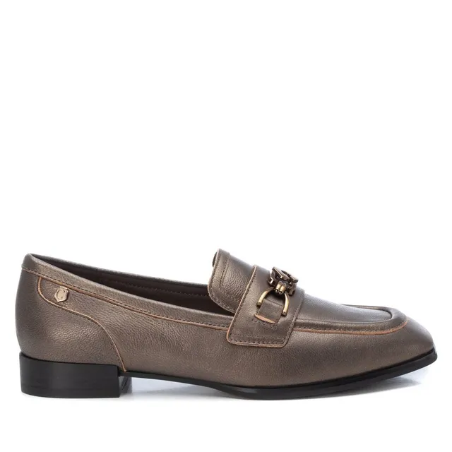 Carmela 16198601 mocassins cuir gris plat
