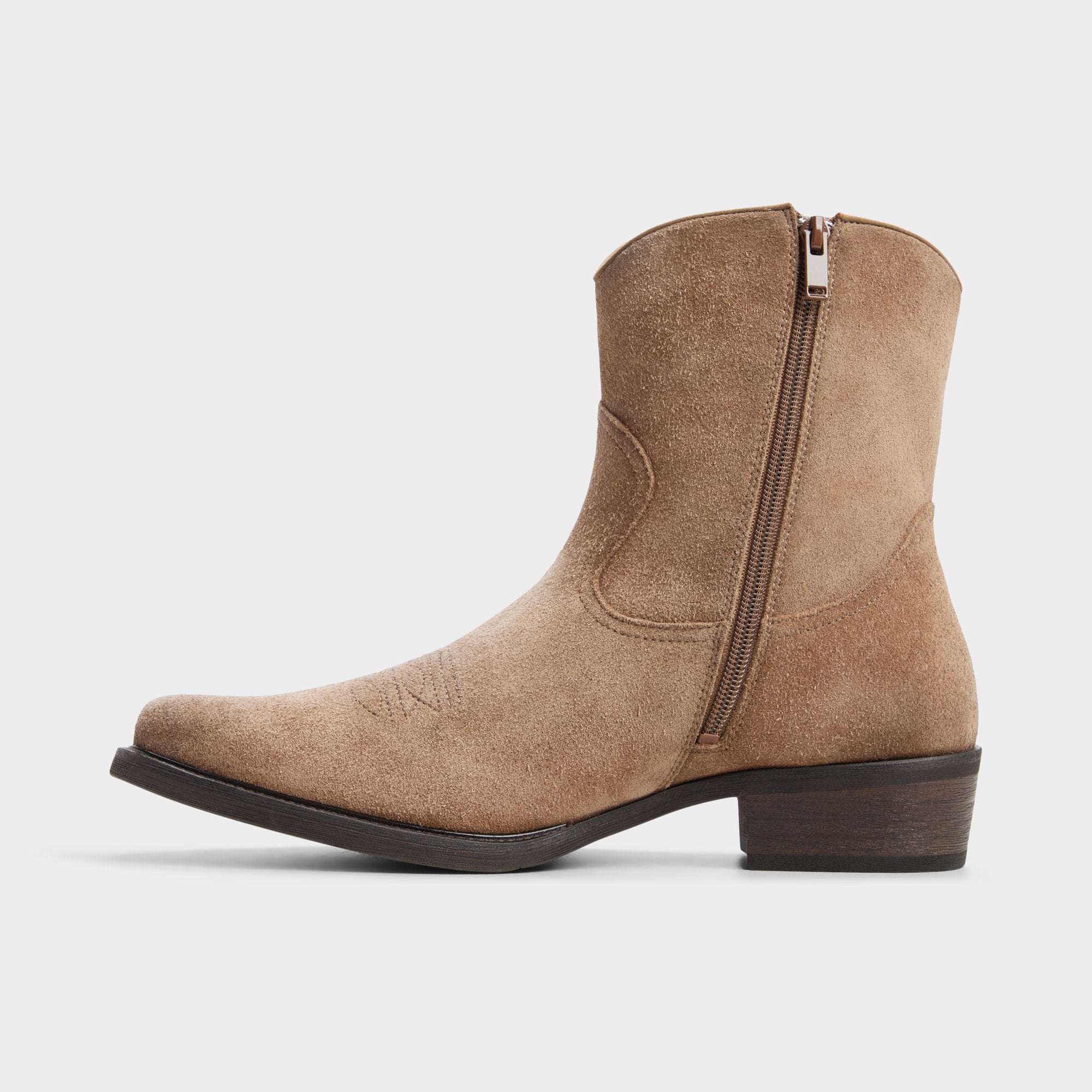 Aldo Wally bottines western suède beige
