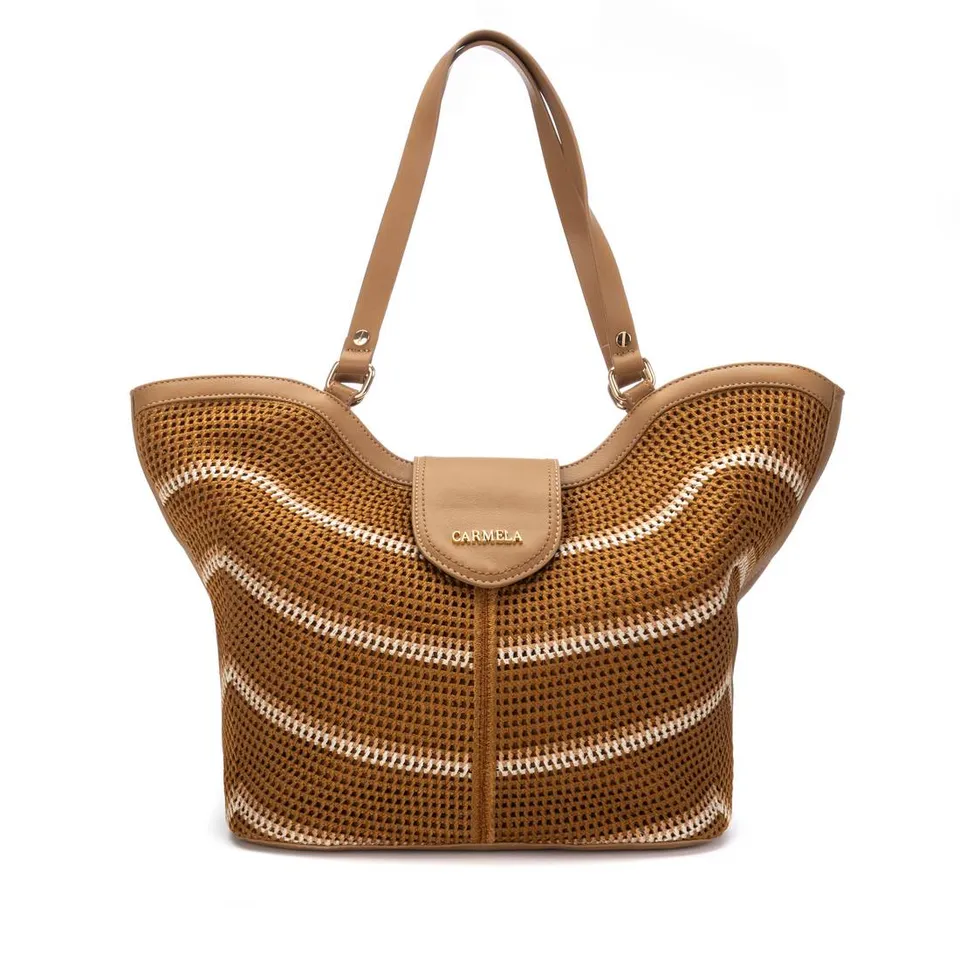 Carmela 18621702 sac femme textile camel