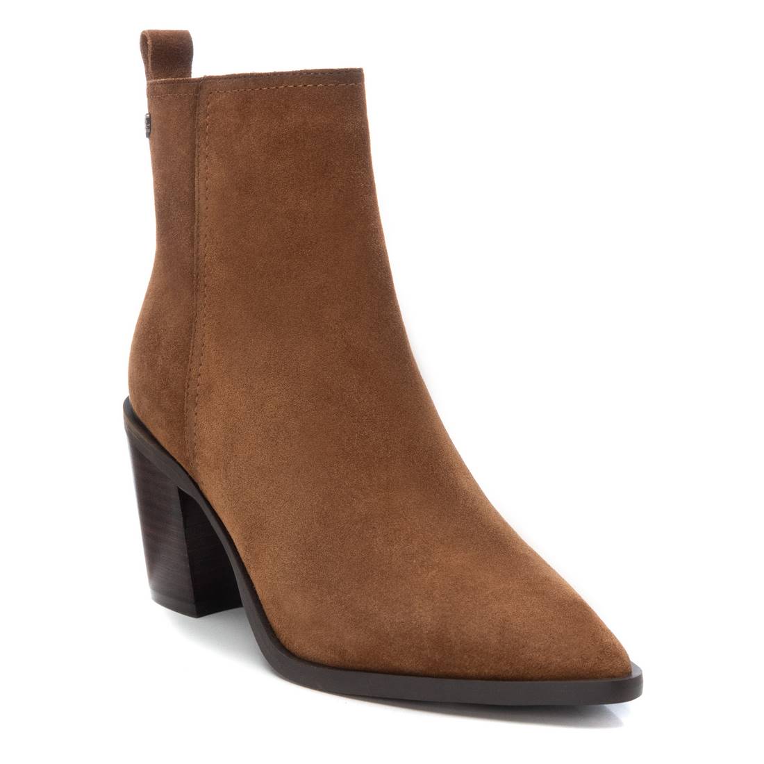 Carmela 16189501 bottine daim marron talon 9 cm