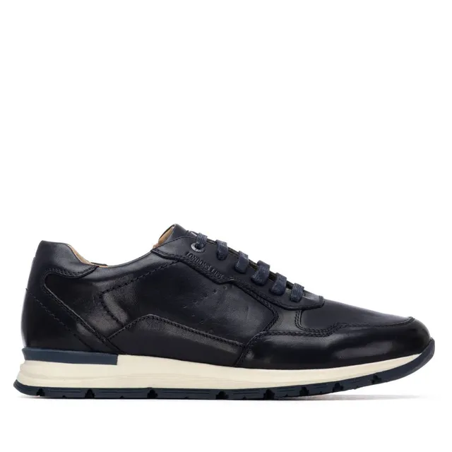 Carmela 16390702 baskets homme bleu marine cuir