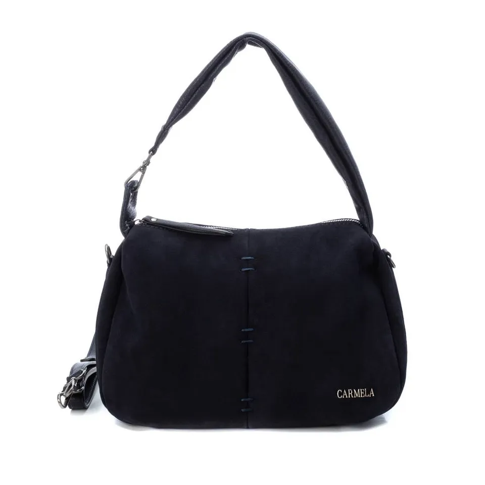 Carmela 18600705 sac femme bleu cuir bandoulière