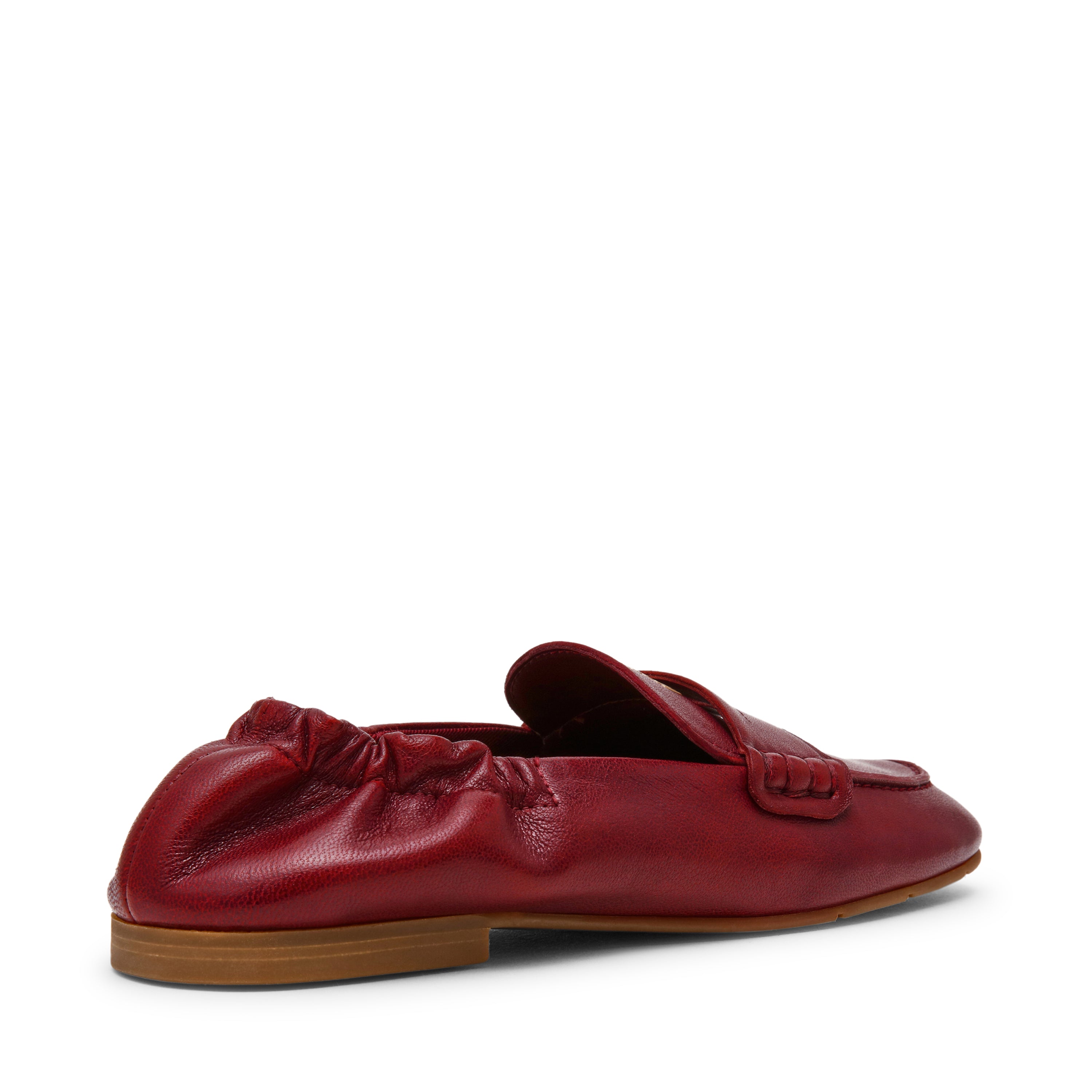 Steve Madden Newbury mocassins cuir bordeaux