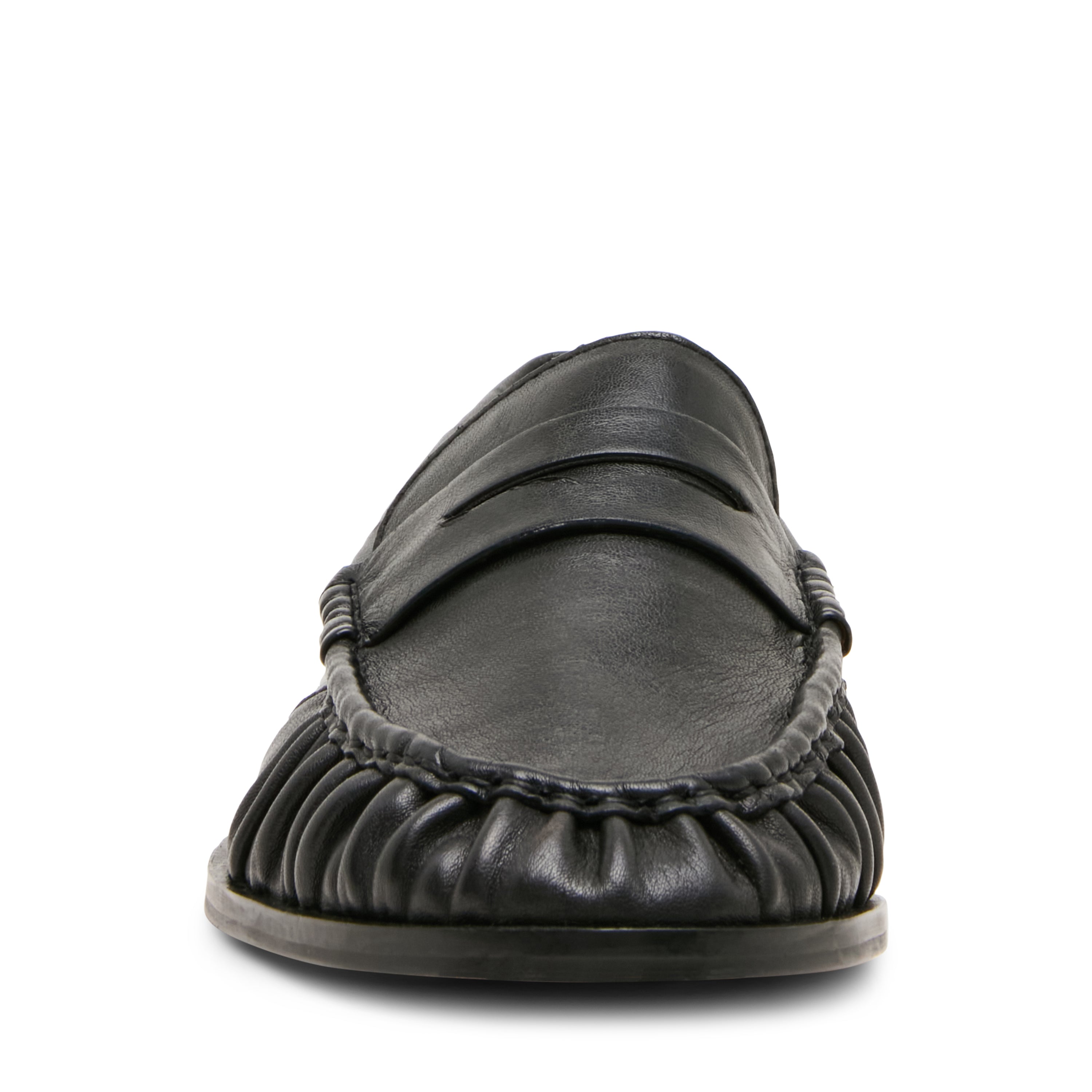 Steve Madden Quincey mocassins cuir noir homme slip-on