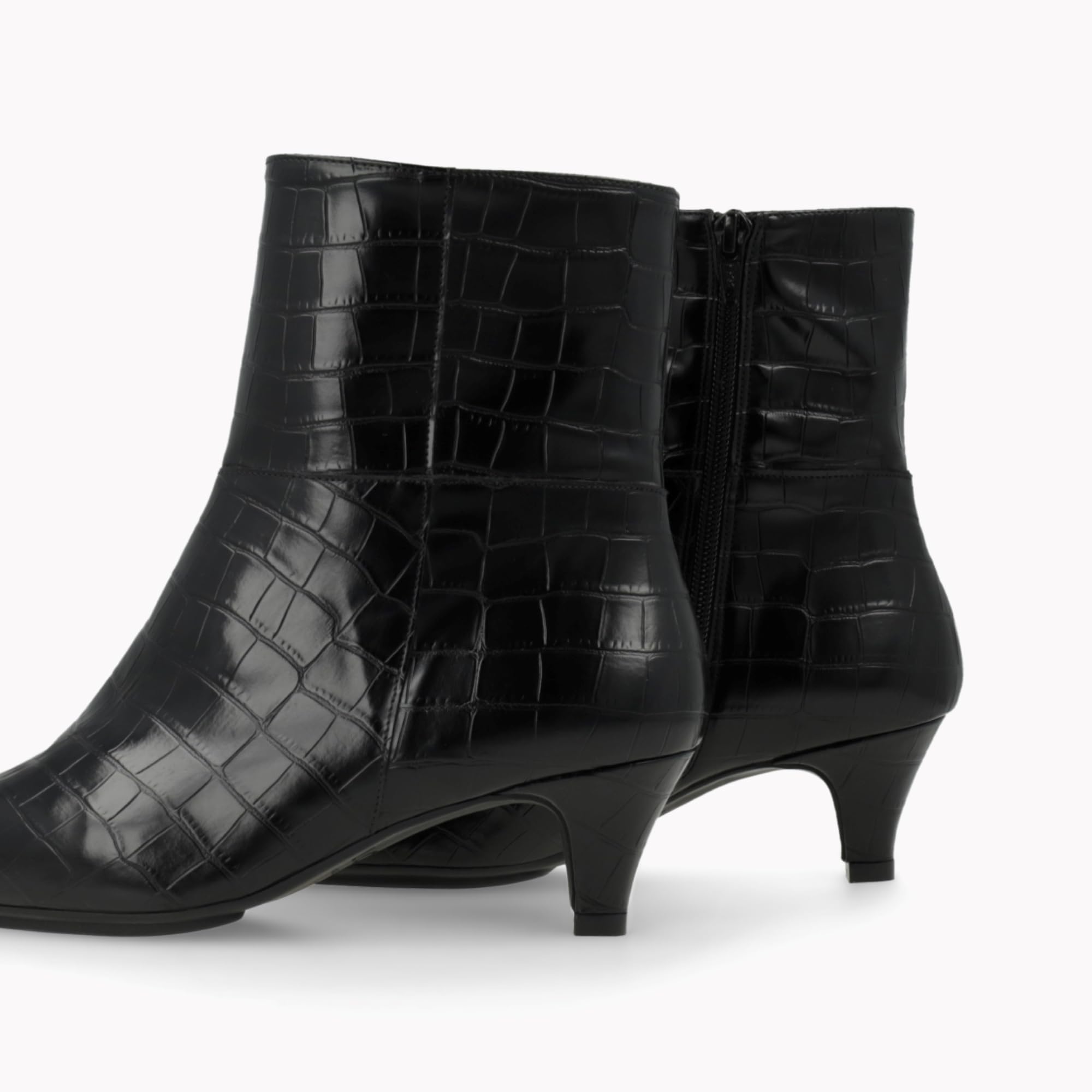 Lodi Chiki bottines noires cuir