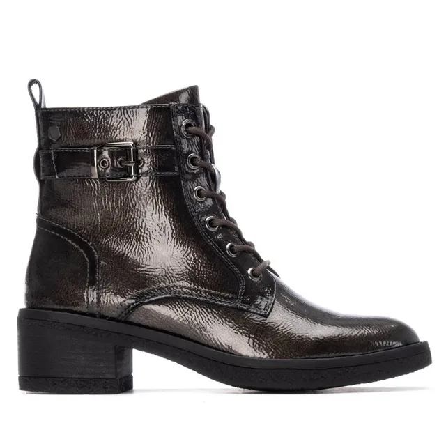 Carmela 16257703 bottines femme talon gris verni