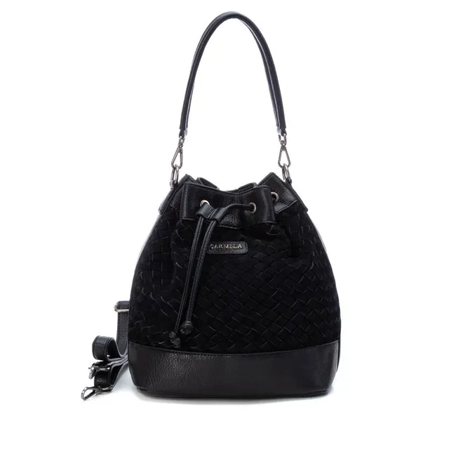Carmela 186000 18600001 sac seau cuir noir