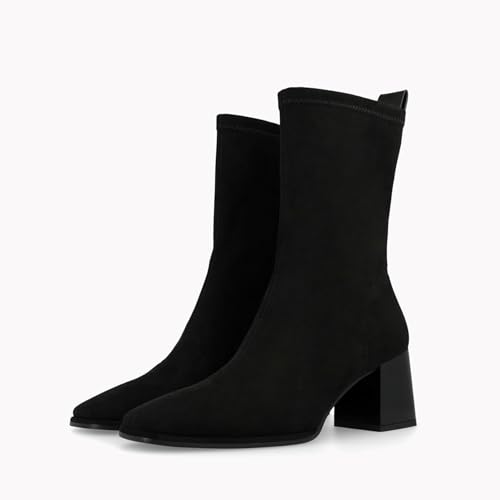 Lodi A-HEKA bottines noires daim véritable