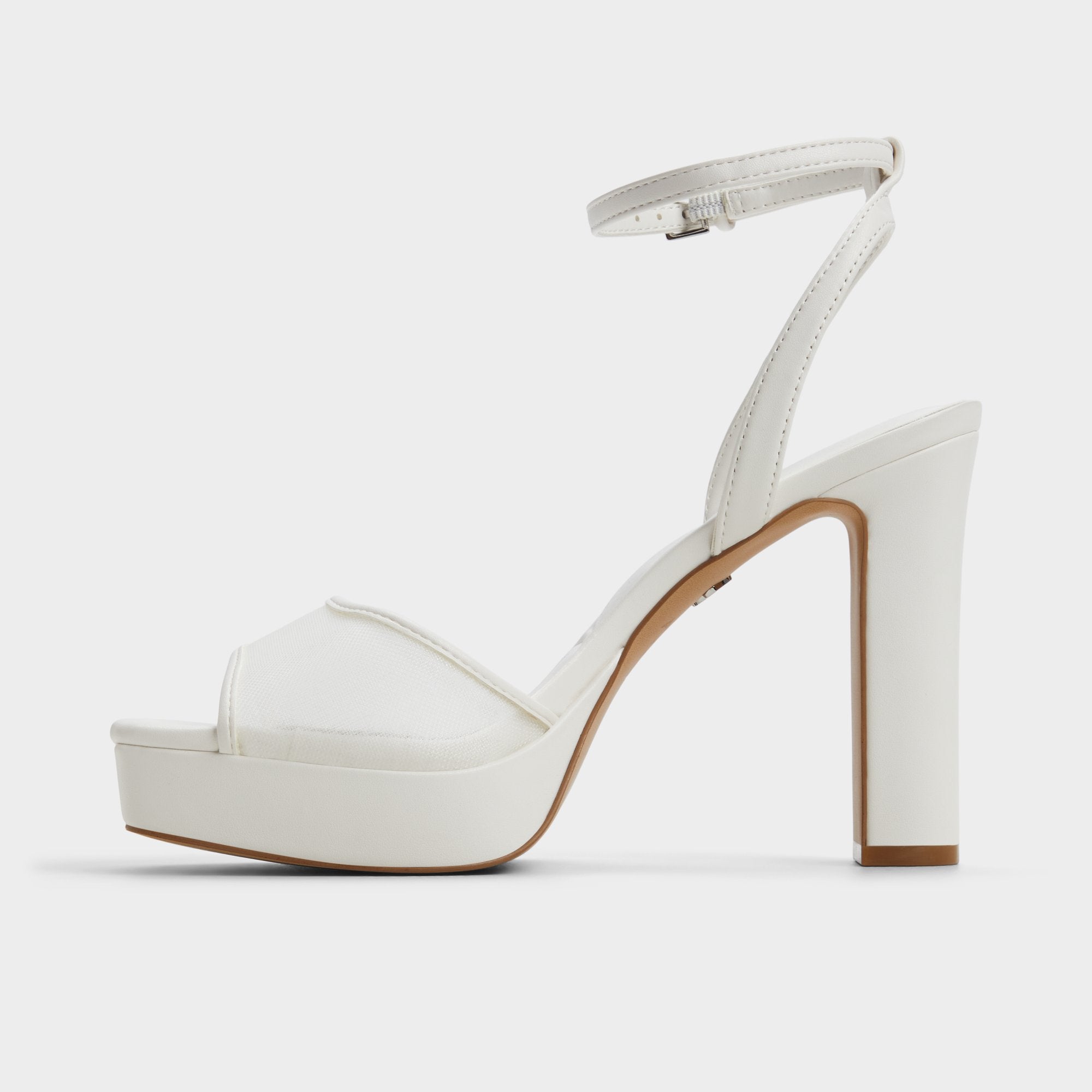 ALDO Chicglimmer sandales talons blanc mariage