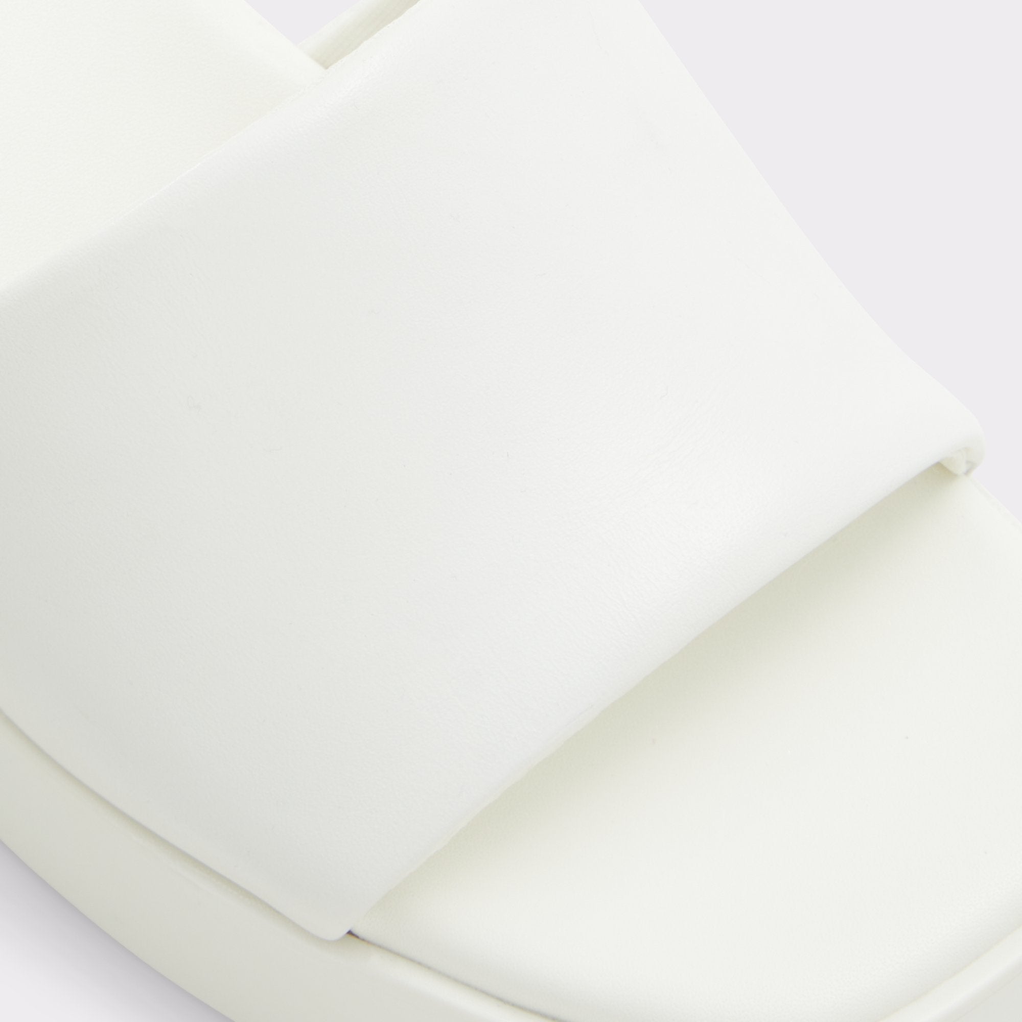 ALDO Babbie mules blanches femme petit talon