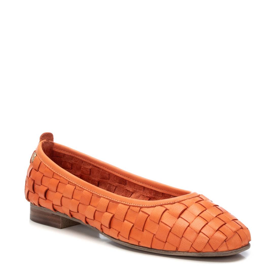 Carmela 16166211 ballerine femme corail cuir tressé