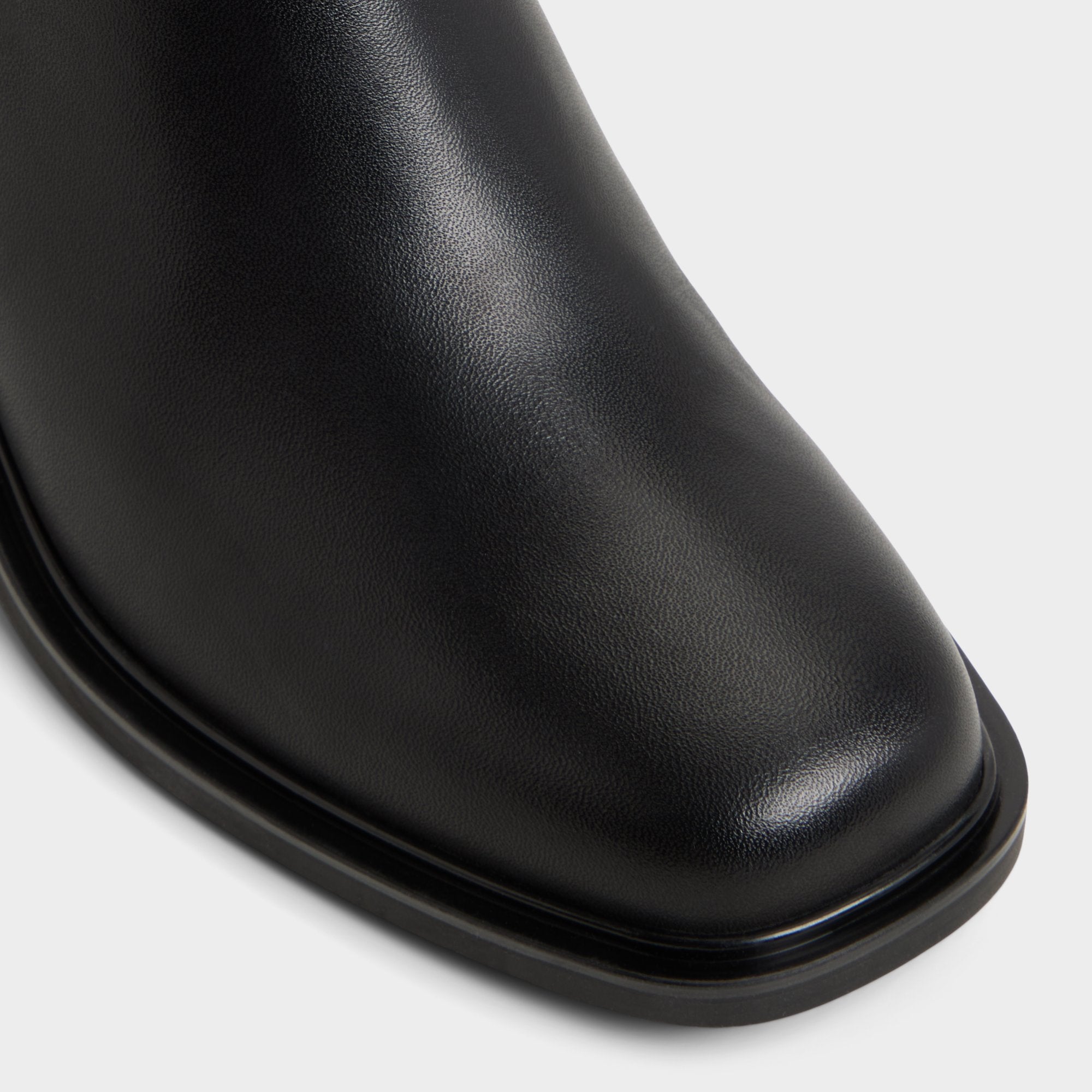 Aldo Tywyn bottines cuir noir talon bloc
