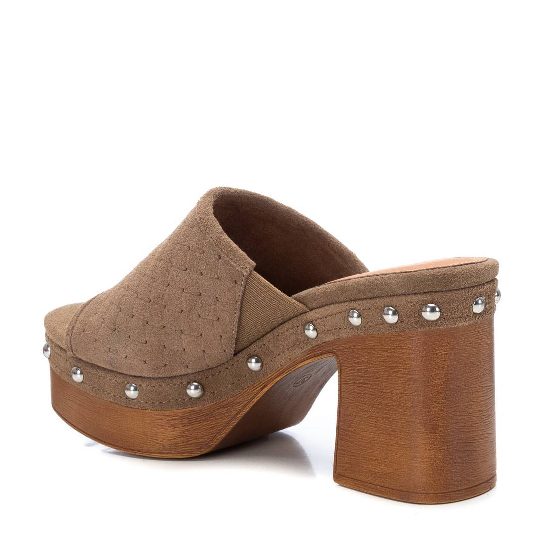Carmela 16060501 sabot femme marron talon bois