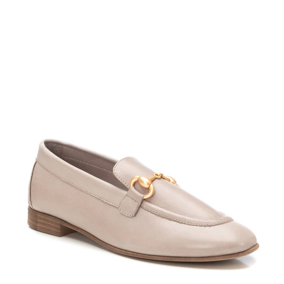 Carmela 16237203 mocassin femme cuir taupe plat
