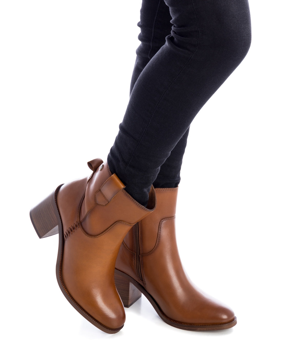 Carmela 16005801 bottines femme cuir marron talon 7 cm