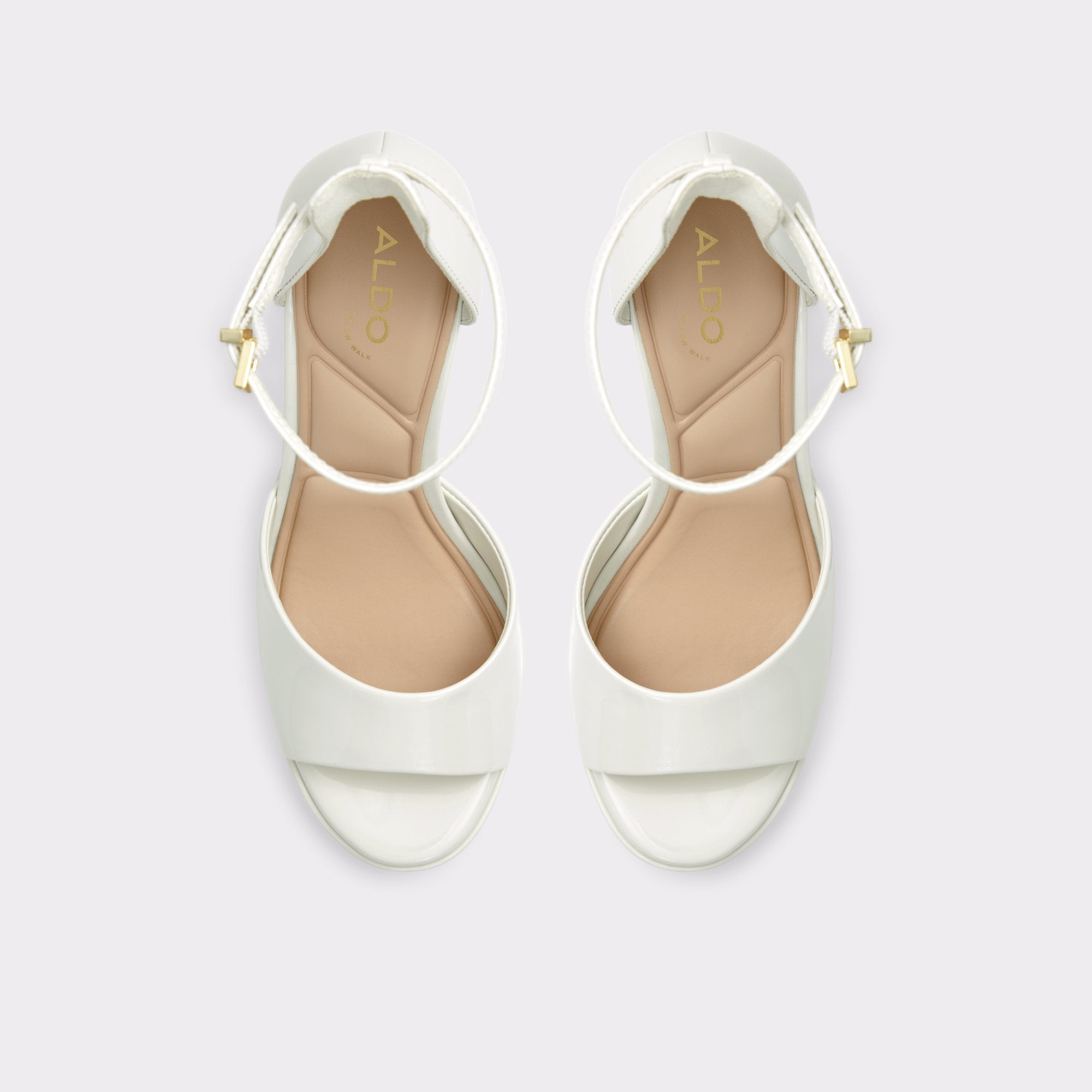 ALDO Nissa sandales plateforme blanche