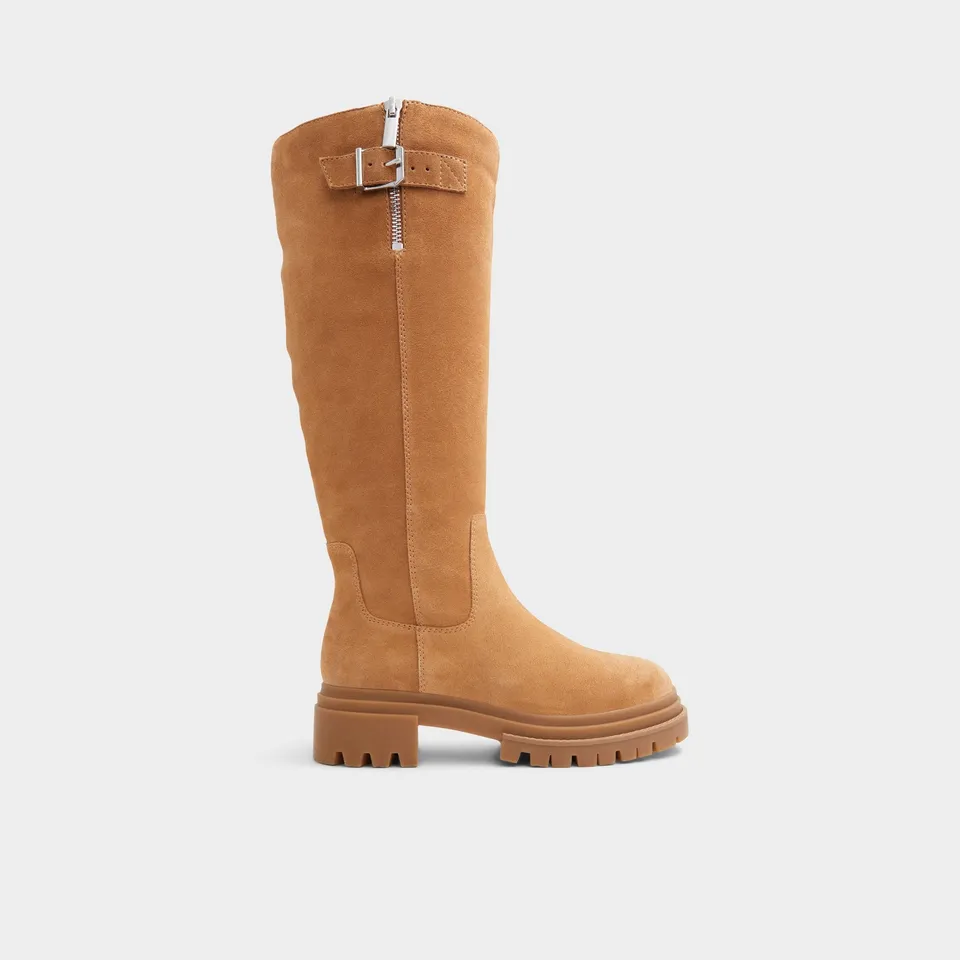 ALDO Sometta bottes hautes marron déperlantes