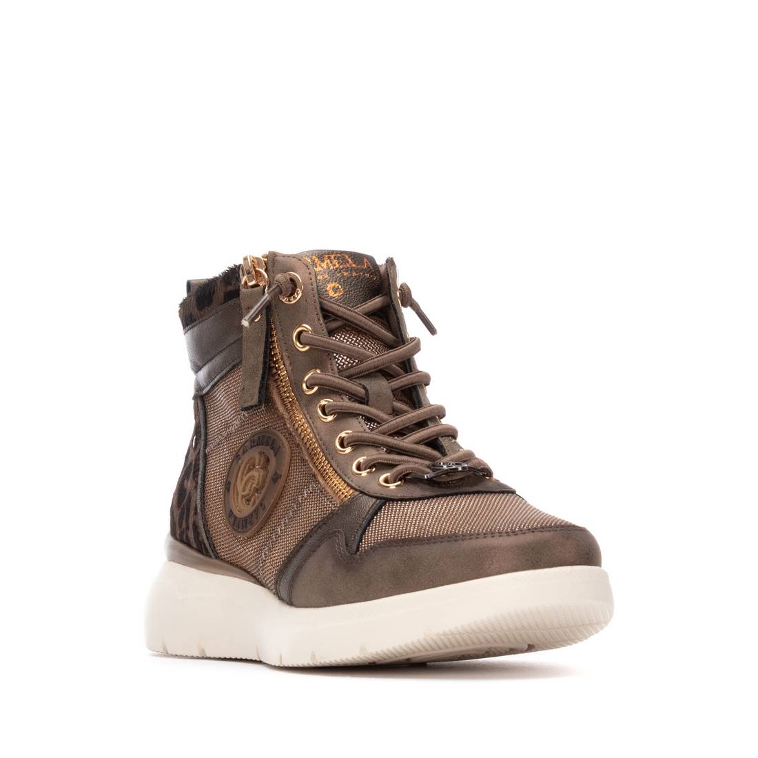 Carmela 16251403 bottine cuir taupe à lacets