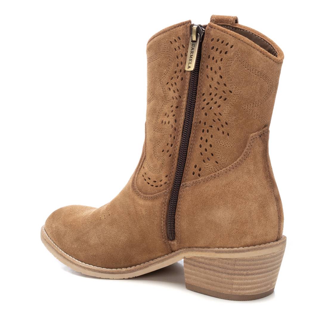 Carmela 16137003 bottine santiag marron cuir