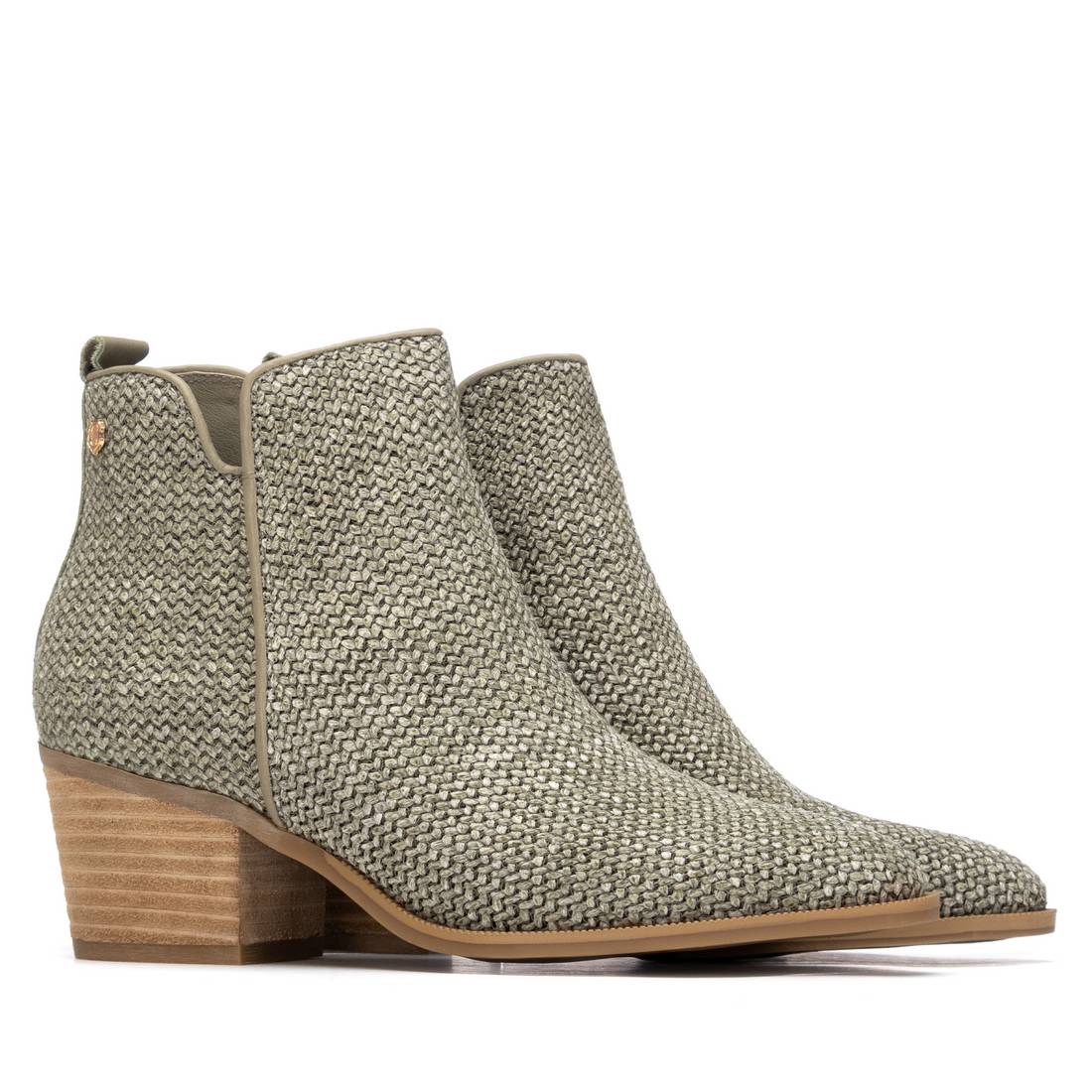 Carmela 16322303 bottine femme verte talon 6 cm