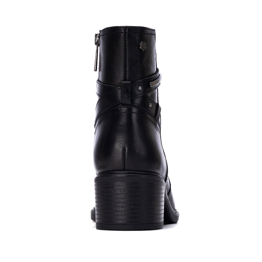 Carmela 16433201 bottines femme noir cuir talon